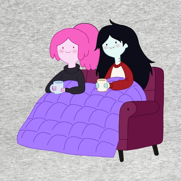 Marceline and Bubblegum by maxtrology